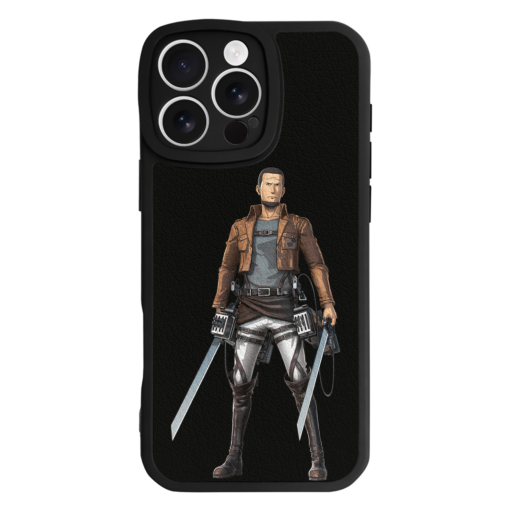 （画像用） 進撃の巨人 Attack on Titan 【iPhone 16シリーズ対応】シリコンスマホケース（レザー調） 材質：シリコン